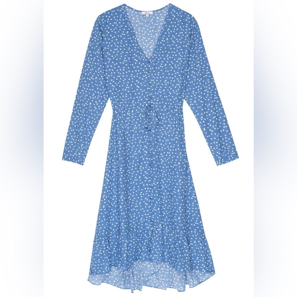 Rails “Jade” Blue Wisteria Midi Dress Size S - Picture 3 of 13